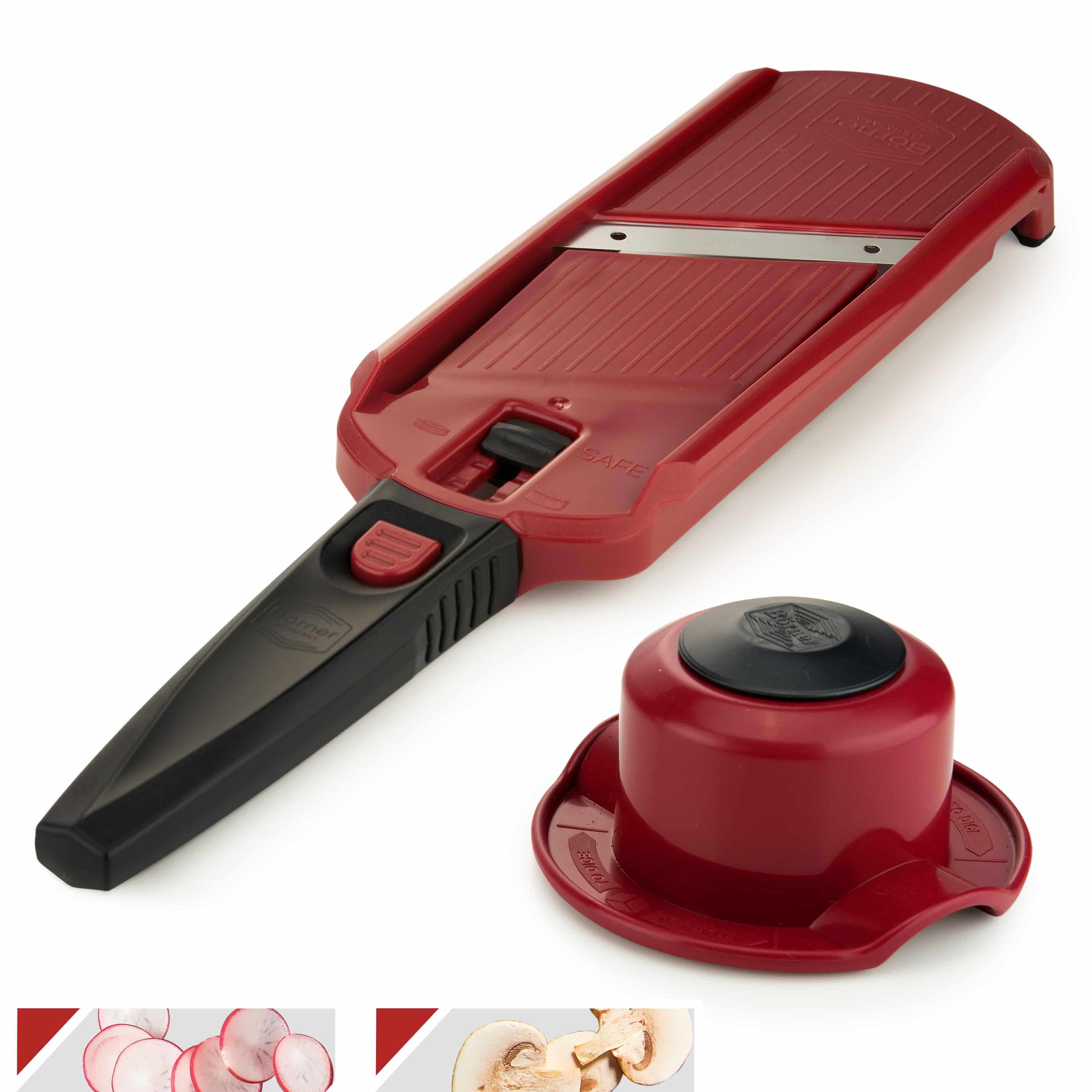 Börner Multi Slicer Gemüseschneider - Rot,mit