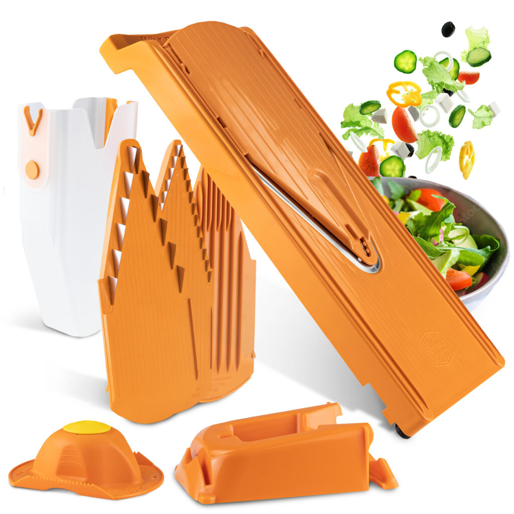 V3 Profi Set orange Zwiebelschneider