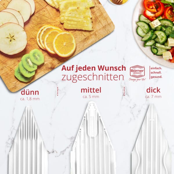 V3 Starter Set weiß Mandoline Einschübe