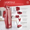 Vorteile des Börner V5 Starter Sets in rot