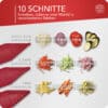 Schnittmöglichkeiten des Börner V5 Profi Sets in rot