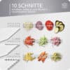 Schnittmöglichkeiten des Börner V5 Starter Sets in weiß